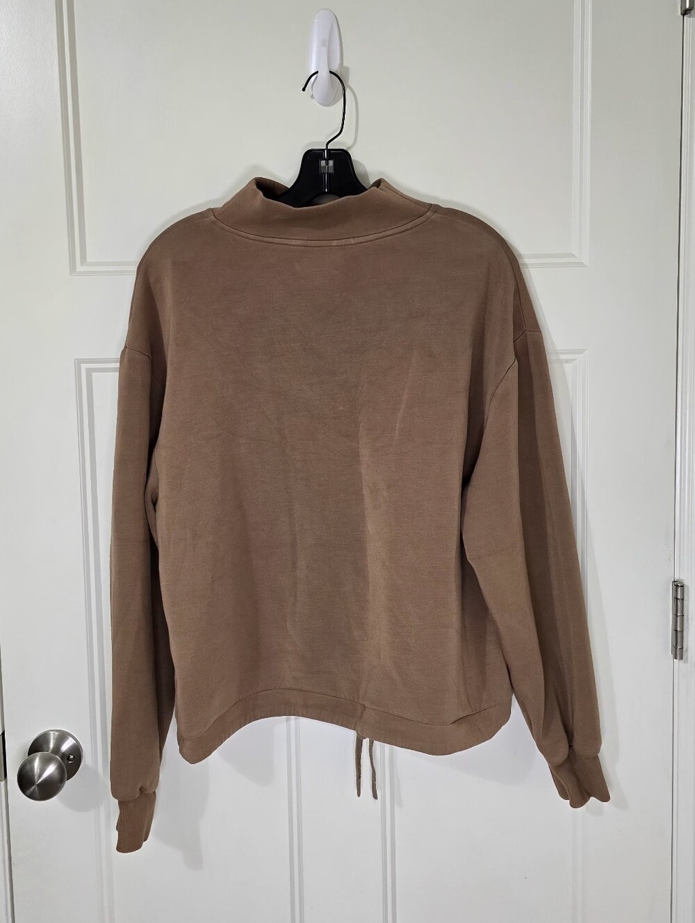 Varley Betsy Sweatshirt in Antler Brown Women's  Small Doublesoft Cozy - Picture 3 of 10